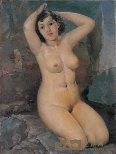 胡善馀 1978年作 女人体 80×60cm